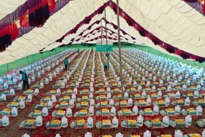 colis alimentaire d'aide d'urgence