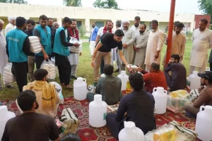 Aide d'urgence Hasene au Pakistan